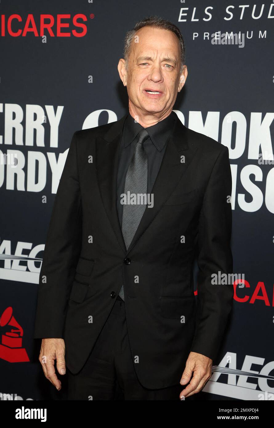 Los Angeles, USA. 03. Februar 2023. Tom Hanks, 2023 MusiCares Persons of  the Year zu Ehren von Berry Gordy und Smokey Robinson im Los Angeles  Convention Center in Los Angeles, Kalifornien, USA,