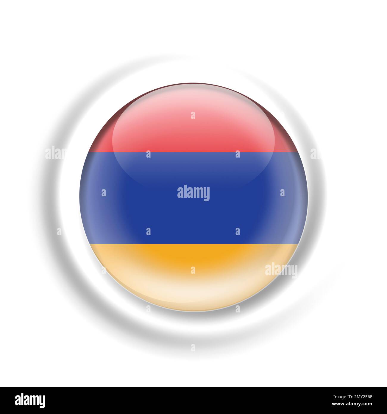 Armenien-Flagge Stockfoto