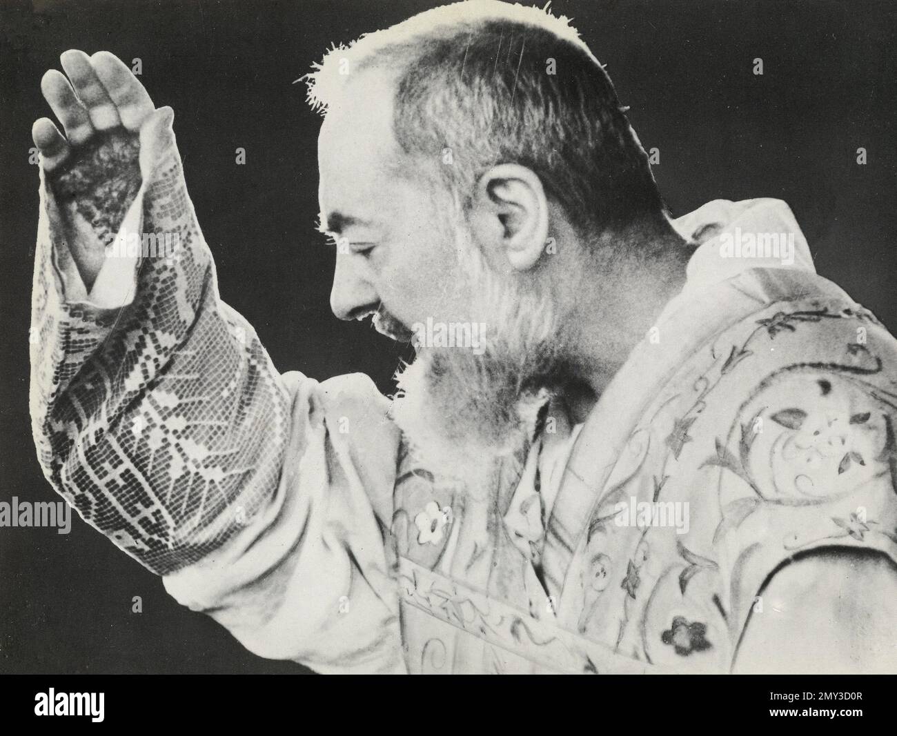 Italienischer katholischer Priester Padre Pio, Italien 1951 Stockfoto