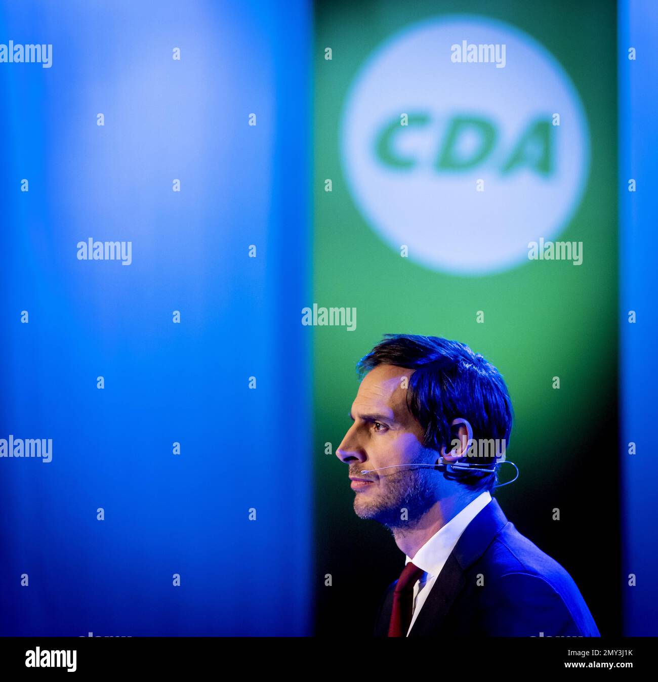 AMERSFOORT - Parteiführer Wopke Hoekstra von der CDA während eines Parteikongresses. Die christliche Partei startet den Wahlkampf für die Provinzwahlen. ANP KOEN VAN WEEL niederlande out - belgien out Credit: ANP/Alamy Live News Stockfoto