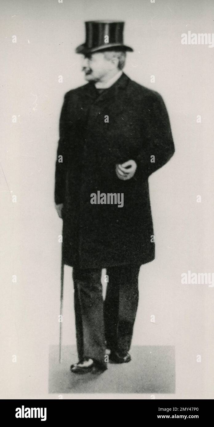 Französischer Politiker und Außenminister Theophile Delcasse, Frankreich 1899 Stockfoto