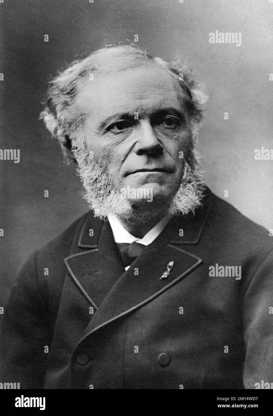 Cesar Franck. Porträt des französischen romantischen Komponisten, Pianisten und Organisten César-Auguste Jean-Guillaume Hubert Franck (1822-1890) von Pierre Petit Stockfoto