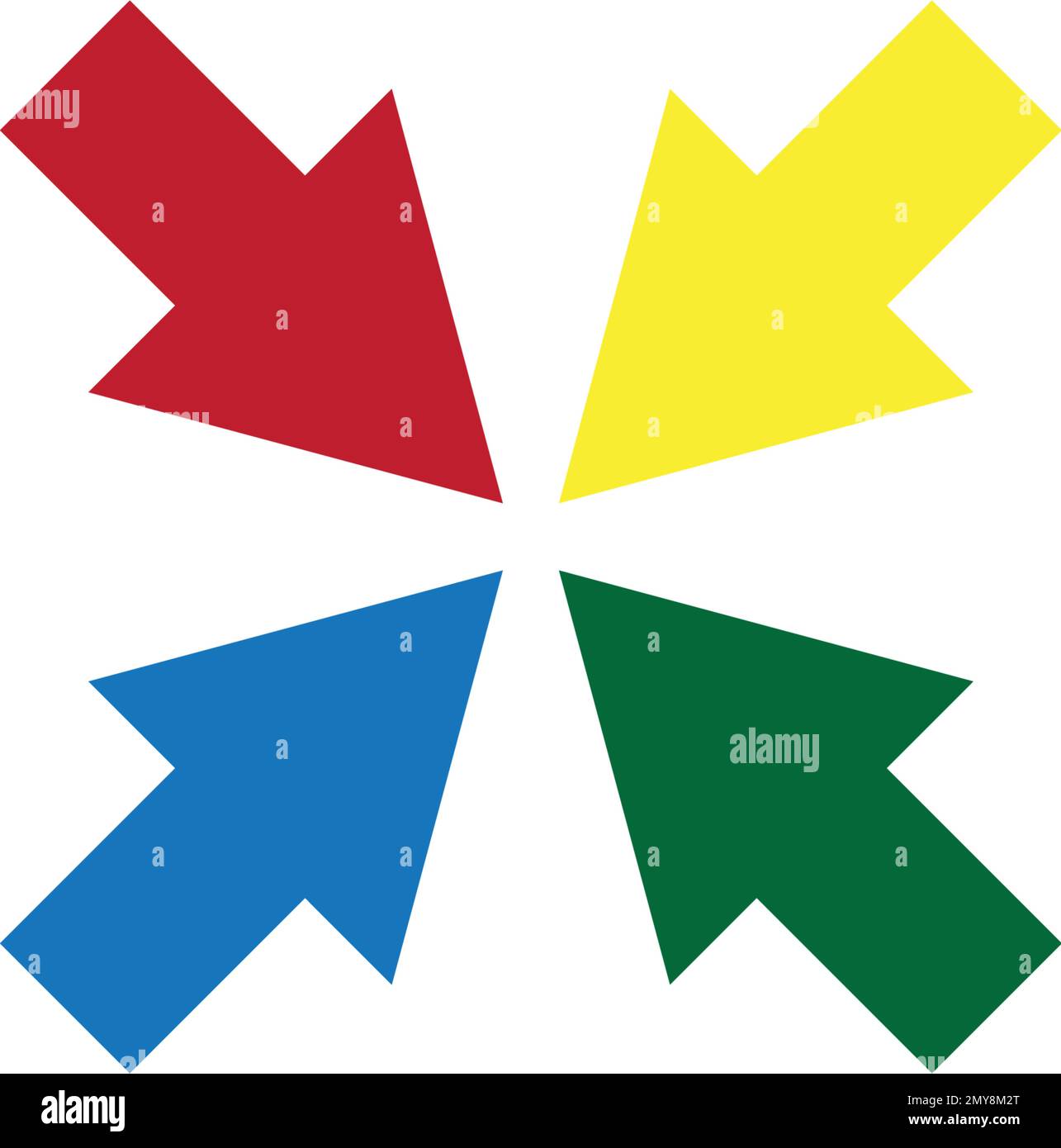 Arrow Logo Vector Design Illustration Template (Vorlage zur Darstellung von Vektor Stock Vektor