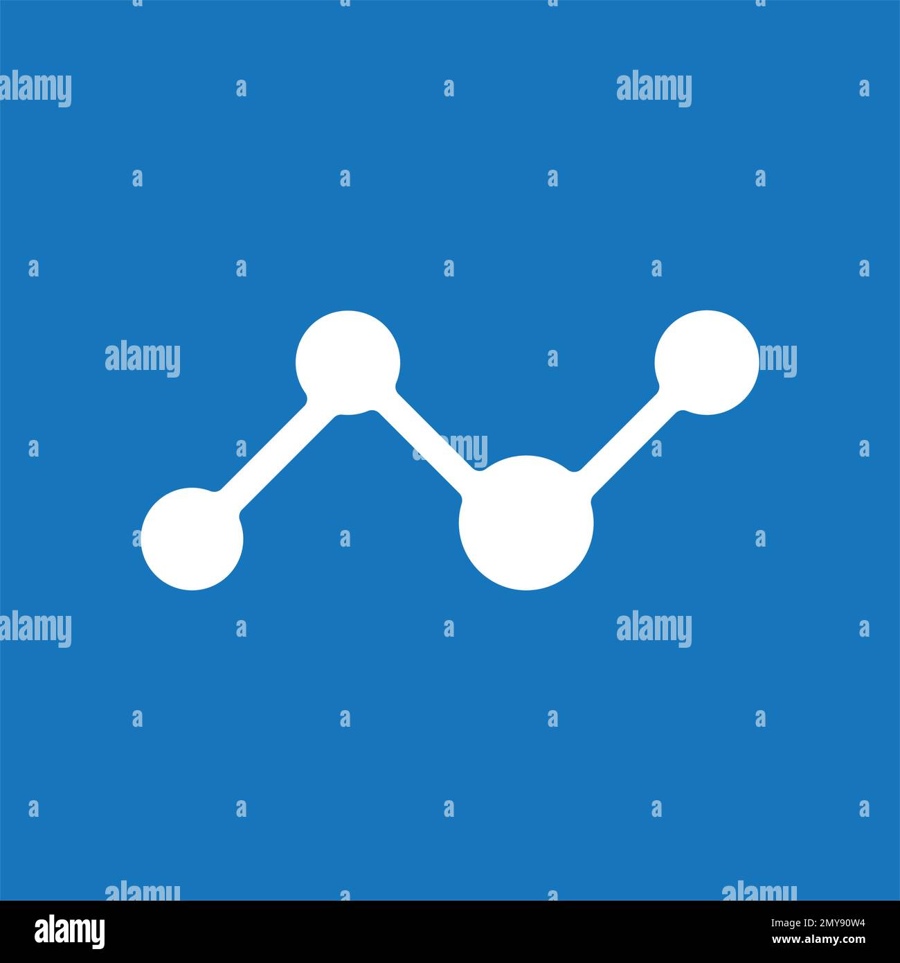 Molekül logo Vektor icon Vorlage Stock Vektor