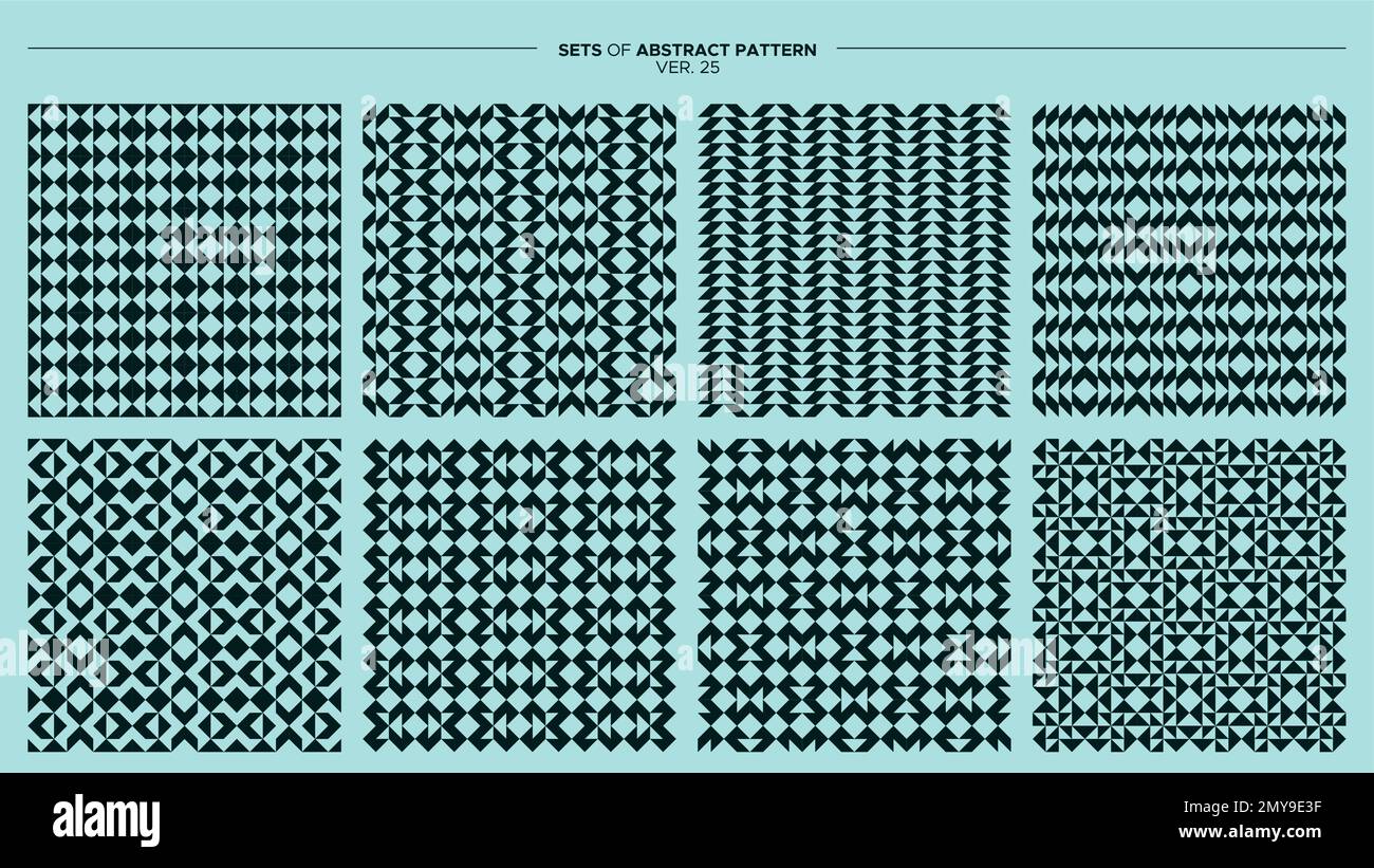 Modernes kreatives Muster-Design. Geometrischer nahtloser Mustervektor. Stock Vektor