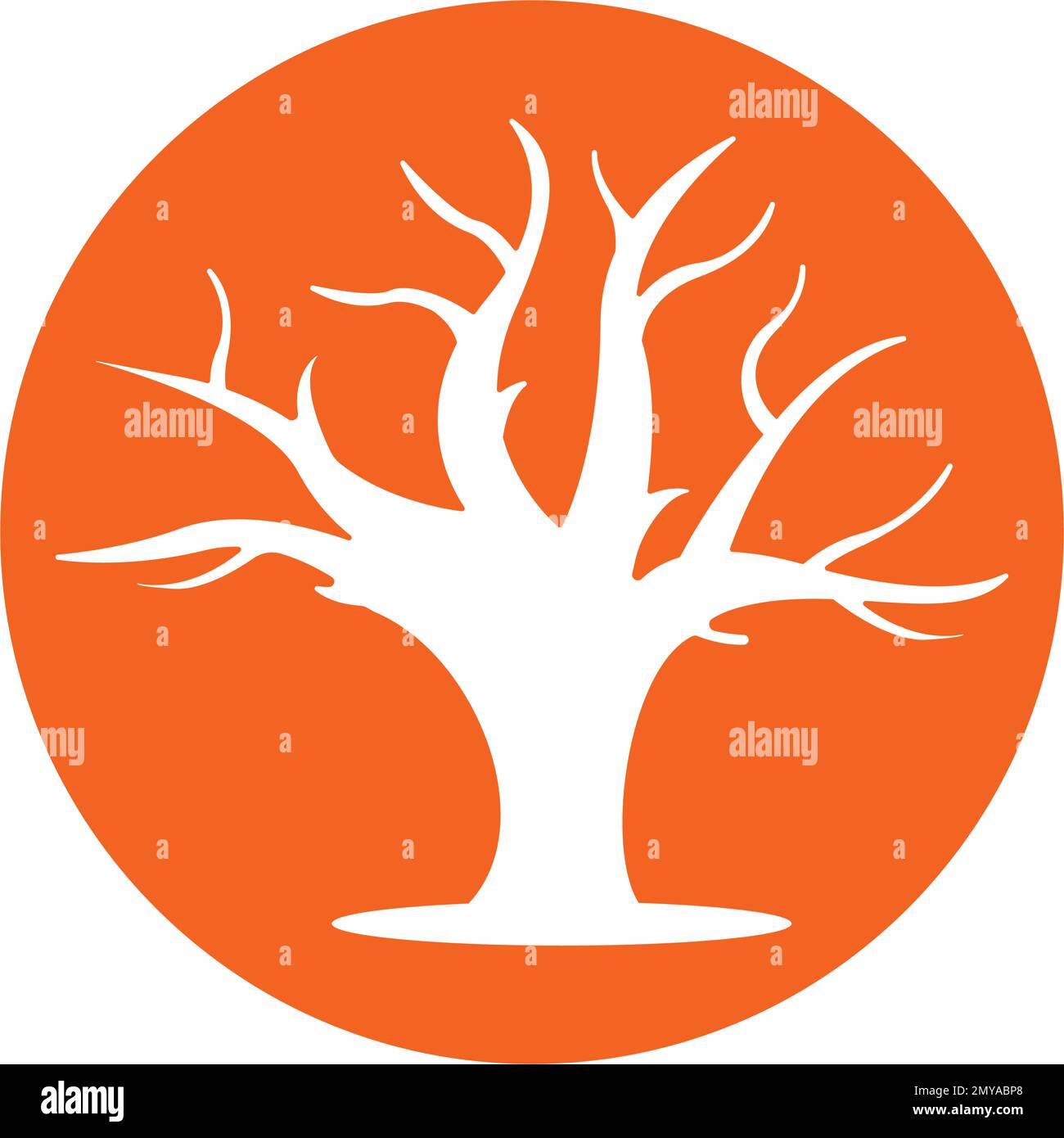 Root Of The Tree Logo Design Inspiration Stock Vektor
