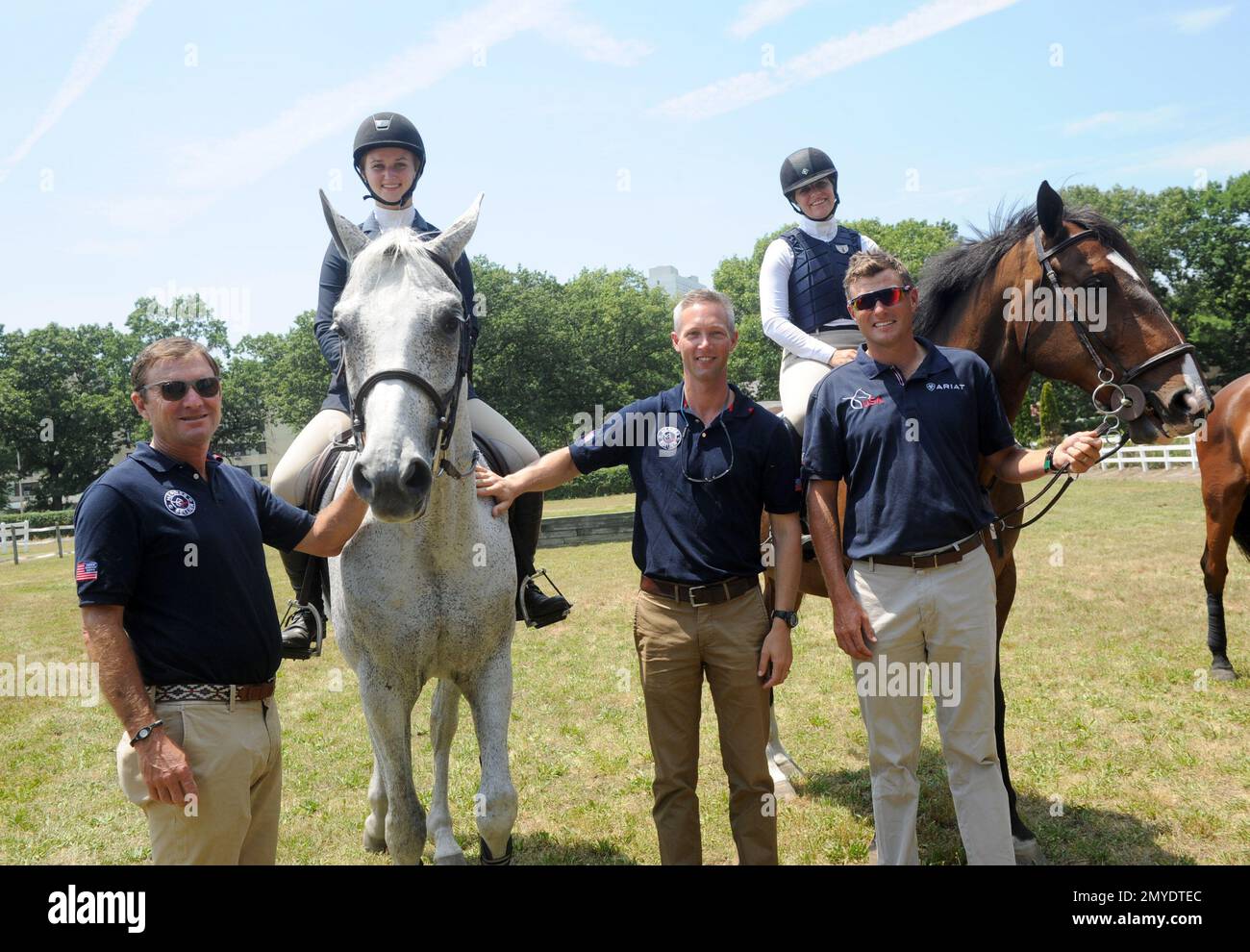 IMAGE DISTRIBUTED FOR U.S. OLYMPIC EQUESTRIAN TEAMS Phillip Dutton, Clark Montgomery, and Boyd