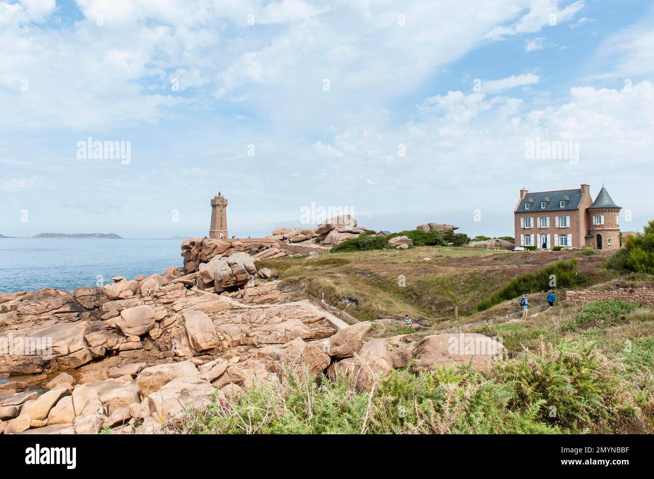 Leuchtturm aus rosafarbenem Granit, Phare de Mean Ruz