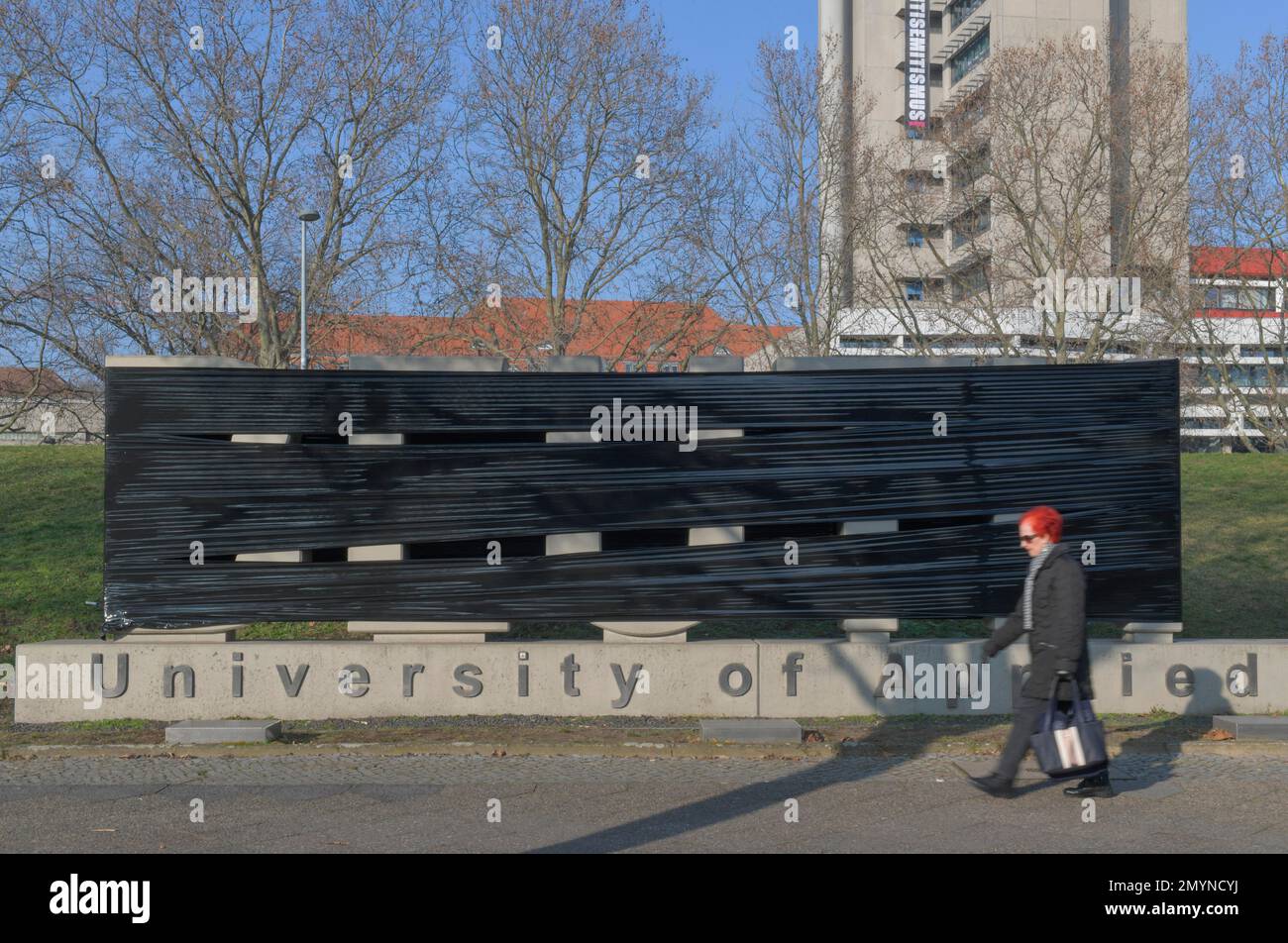 Der Name Beuth war schwarz, Berlin, 24. 01. 2020. Beuth University in Wedding wird ihren Namen ändern. Christian Peter Beuth war ein Antisemit. Stockfoto