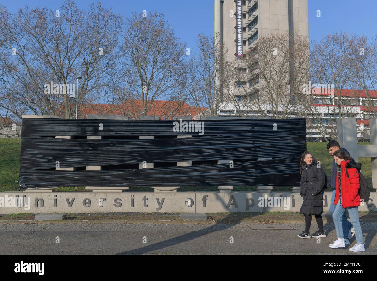 Der Name Beuth war schwarz, Berlin, 24. 01. 2020. Beuth University in Wedding wird ihren Namen ändern. Christian Peter Beuth war ein Antisemit. Stockfoto