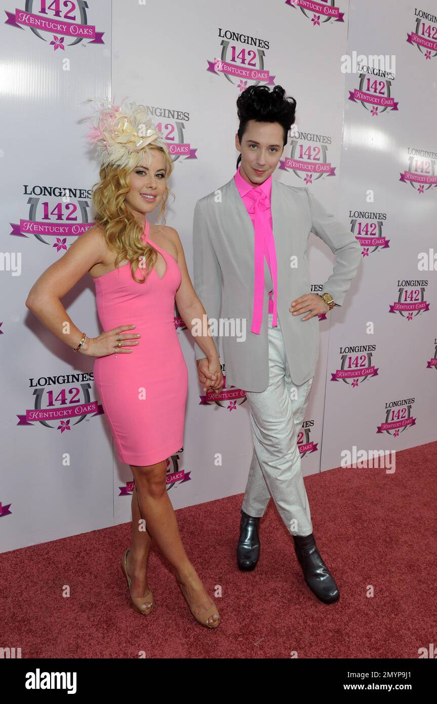 IMAGE DISTRIBUTED FOR LONGINES - Tara Lipinski and Johnny Weir pose on