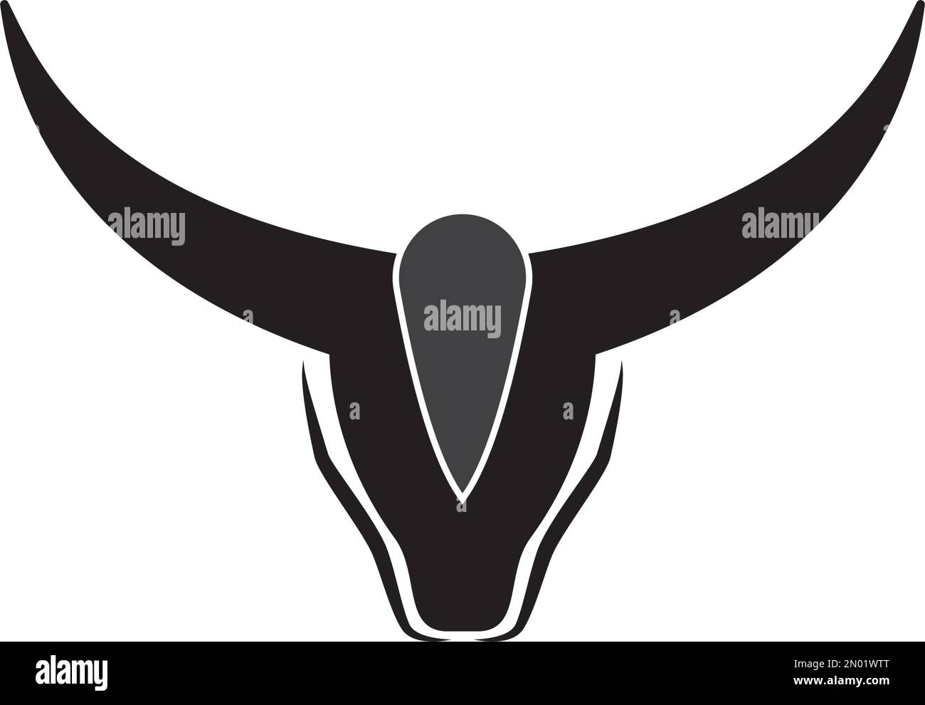 Hintergrund der Symbolgestaltung von Taurus Stock Vektor