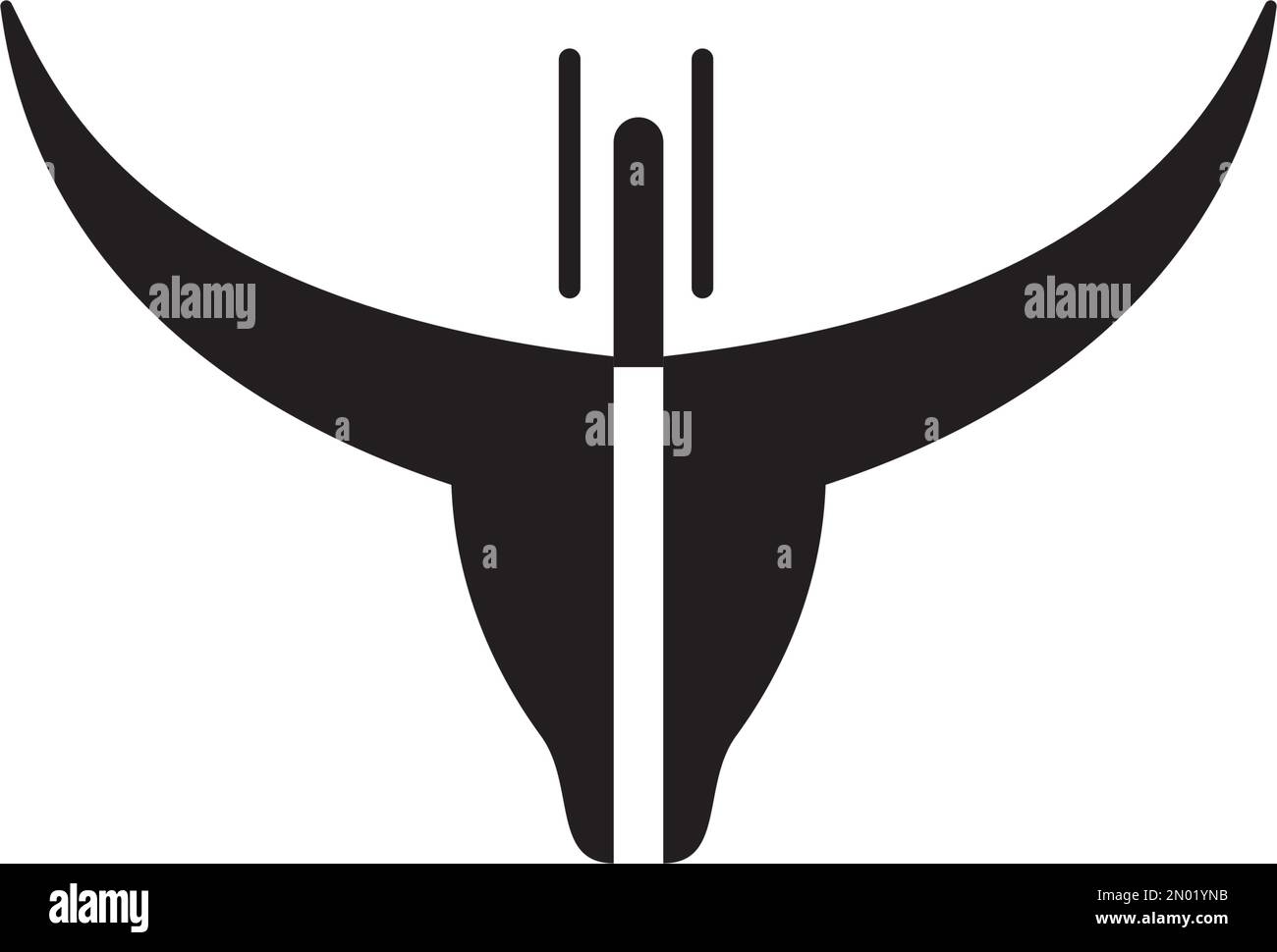 Hintergrund der Symbolgestaltung von Taurus Stock Vektor