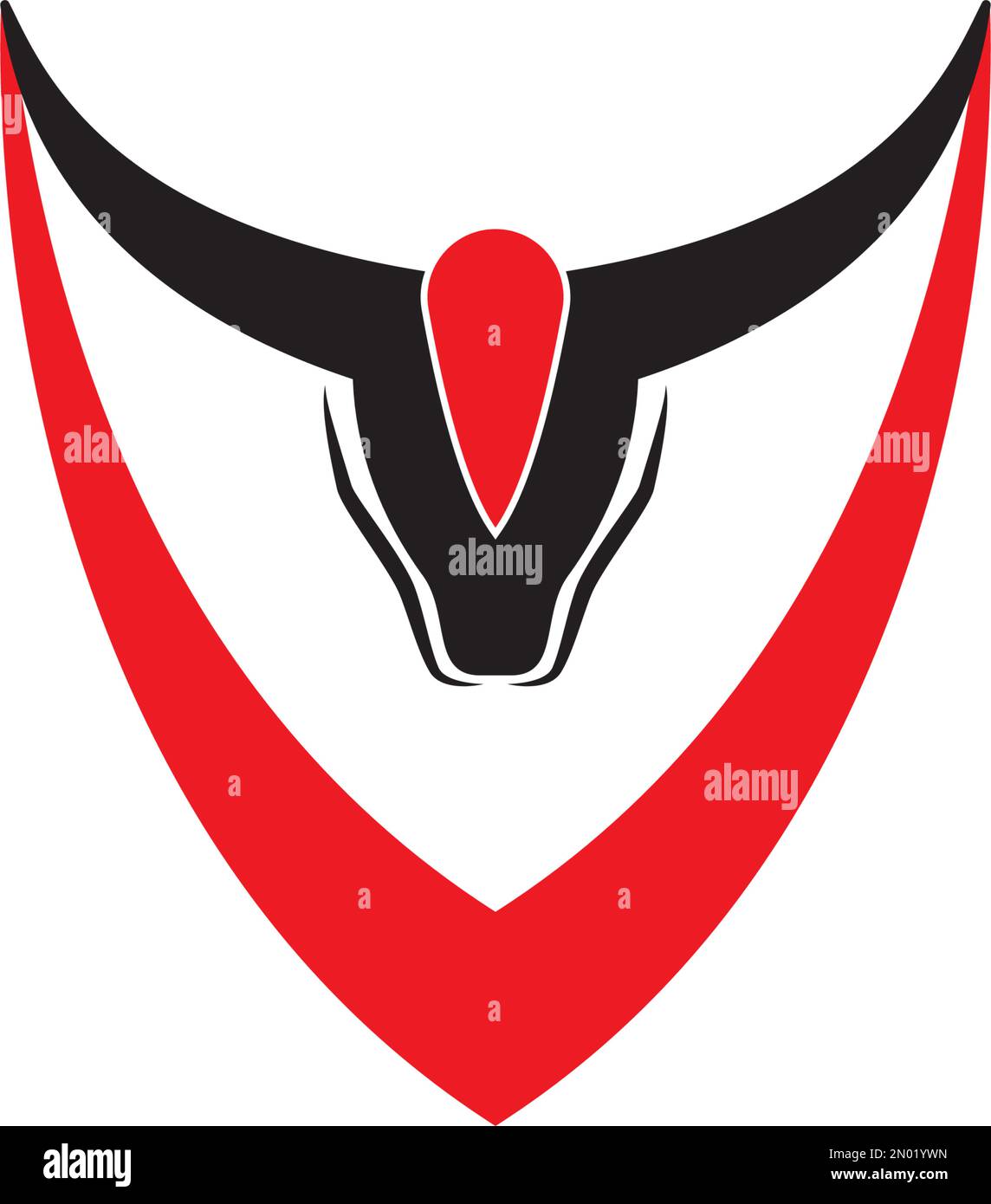 Hintergrund der Symbolgestaltung von Taurus Stock Vektor