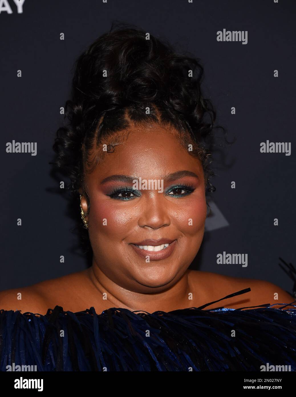 Beverly Hills, USA. 4. Februar 2023 Lizzo trifft am 4. Februar 2023 auf der 2023 Pre-GRAMMY Gala im Beverly Hilton Hotel in Beverly Hills, Kalifornien, ein. © Lisa OConnor/AFF-USA.com Kredit: AFF/Alamy Live News Stockfoto