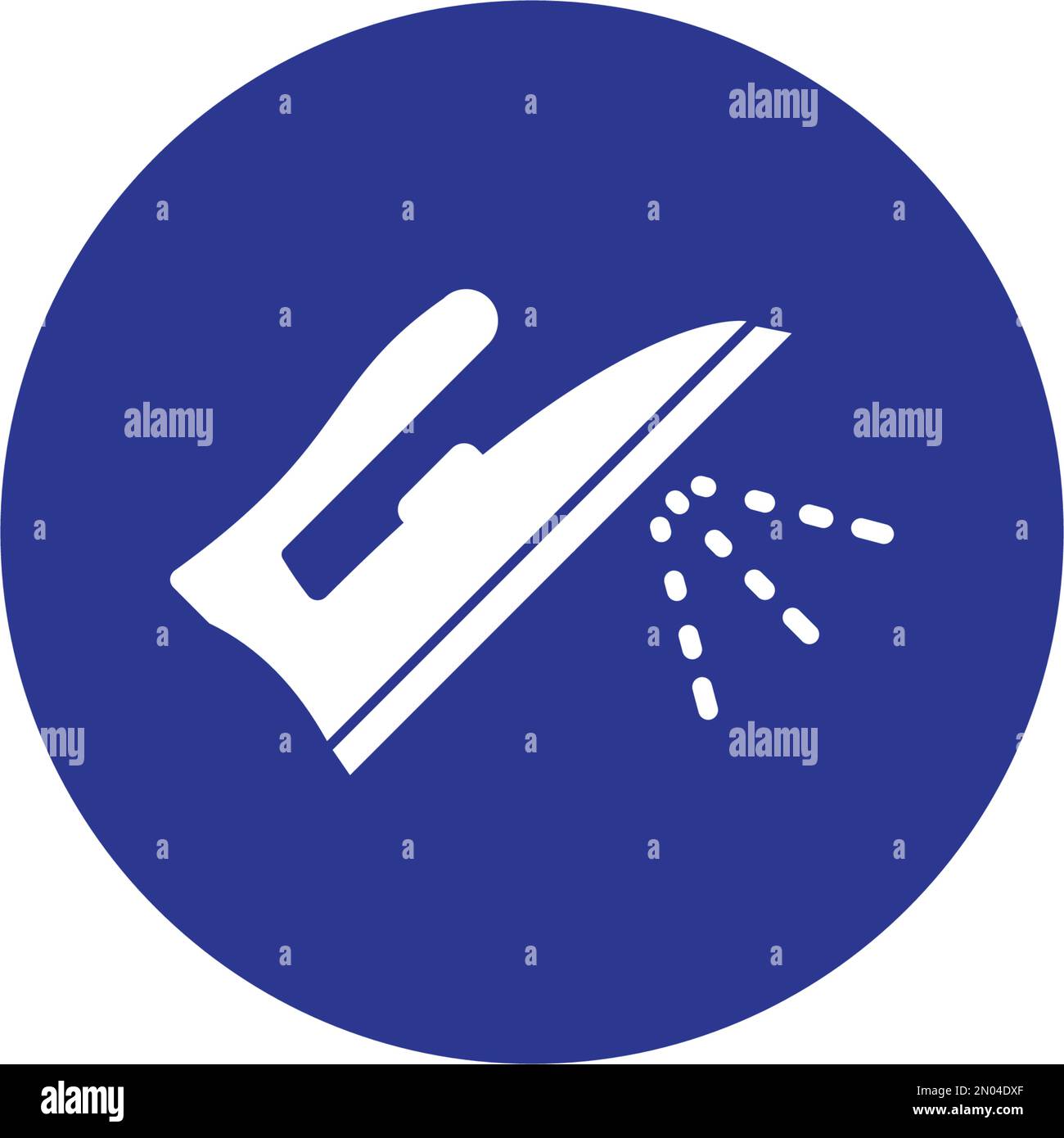 Eisensymbol-Vektordesign Stock Vektor