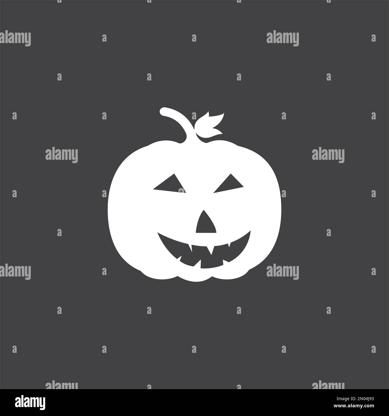 Kürbissymbol-Vektordesign, Herbst-halloween-Kürbis Stock Vektor