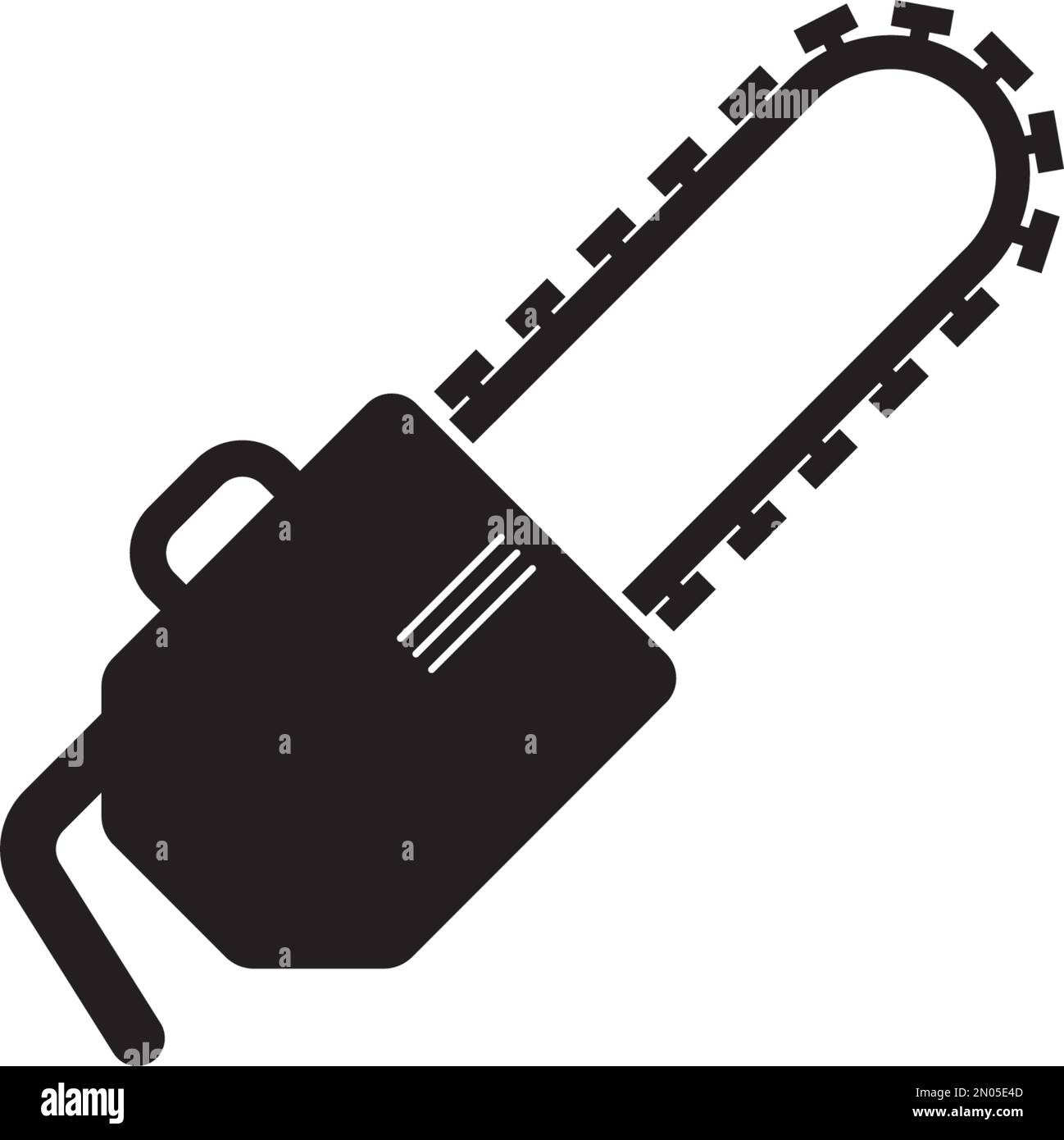 Vektordesign-Illustration des SAW-Symbols Stock Vektor