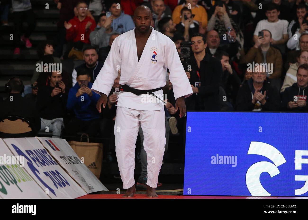 Teddy Rinner of France anlässlich des Judo Paris Grand Slam 2023 am 5 2023. Februar in der Accor Arena in Paris, Frankreich - Photo Laurent Lairys / MAXPPP Stockfoto