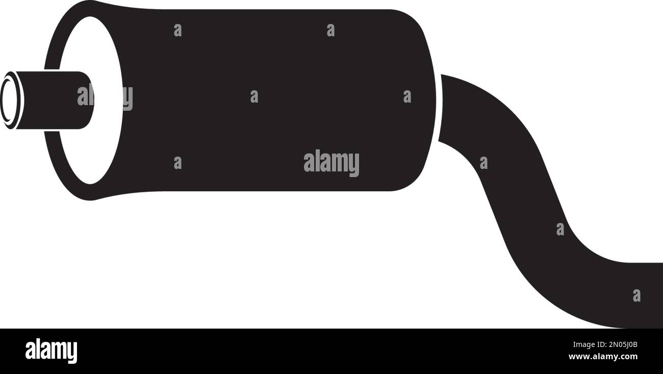 Entwurfsvorlage für Vektordarstellung des Auslasssymbols Stock Vektor