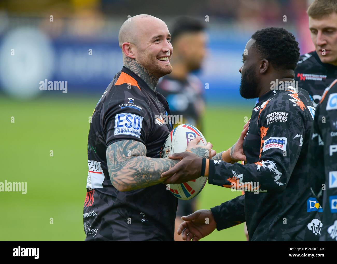 Castleford, Großbritannien. 05. Februar 2023. Nathan Massey von Castleford Tigers Nathan Massey Testimonial, Castleford Tigers gegen Huddersfield Giants im MEND-A-Hose Jungle, Castleford West Yorkshire, Großbritannien, am 5. Februar 2023 Fotokredit Craig Cresswell Fotografie Credit: Craig Cresswell/Alamy Live News Kredit: Craig Cresswell Cresswell Live News/Alamy Live News Stockfoto