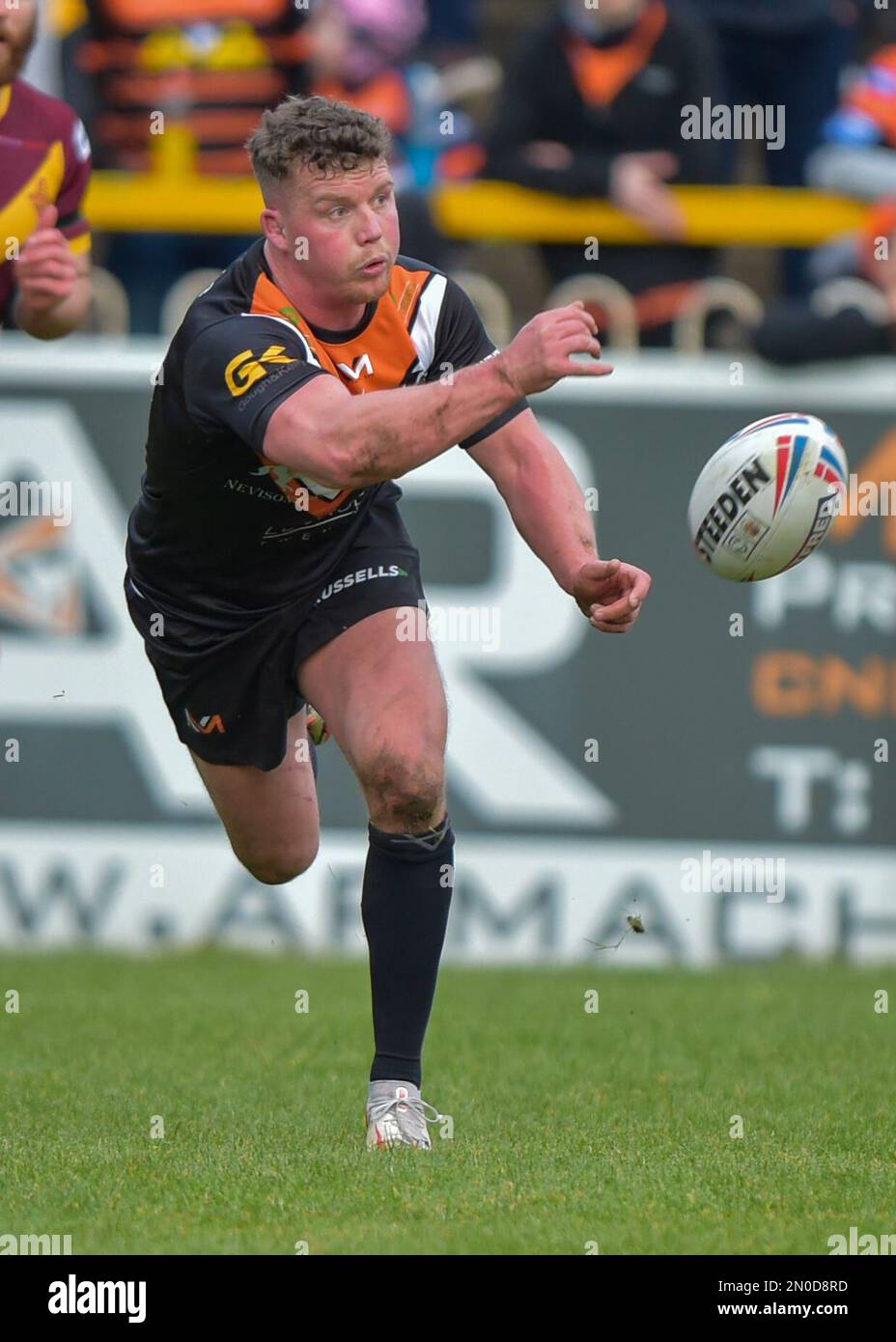 Castleford, Großbritannien. 05. Februar 2023. Adam Milner von Castleford Tigers Nathan Massey Testimonial, Castleford Tigers gegen Huddersfield Giants im MEND-A-Hose Jungle, Castleford West Yorkshire, Großbritannien, am 5. Februar 2023 Fotokredit Craig Cresswell Fotografie Credit: Craig Cresswell/Alamy Live News Kredit: Craig Cresswell Cresswell/Alamy Live News Stockfoto