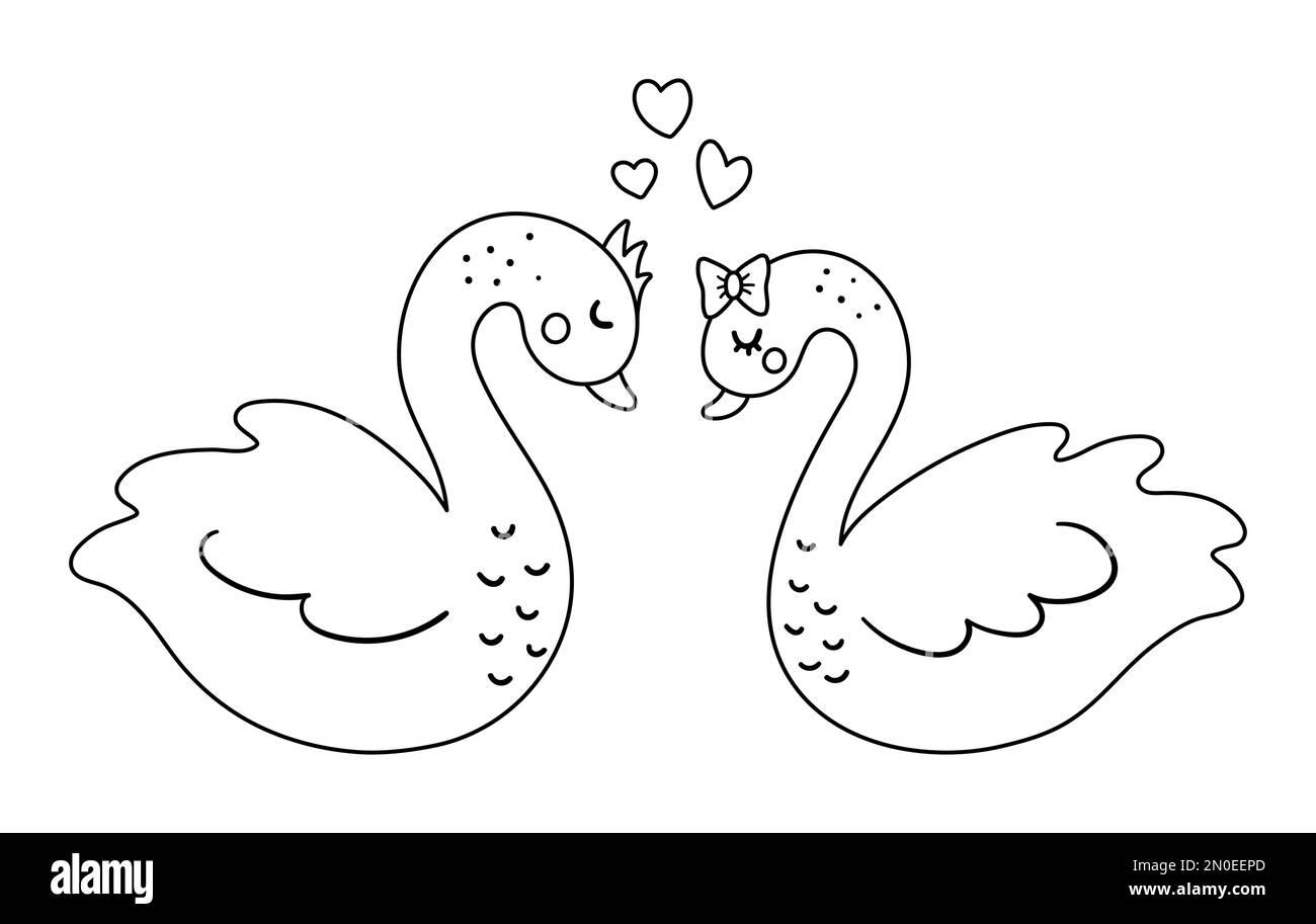 Paar clipart auf schwarzem und weißem hintergrund Fotos und