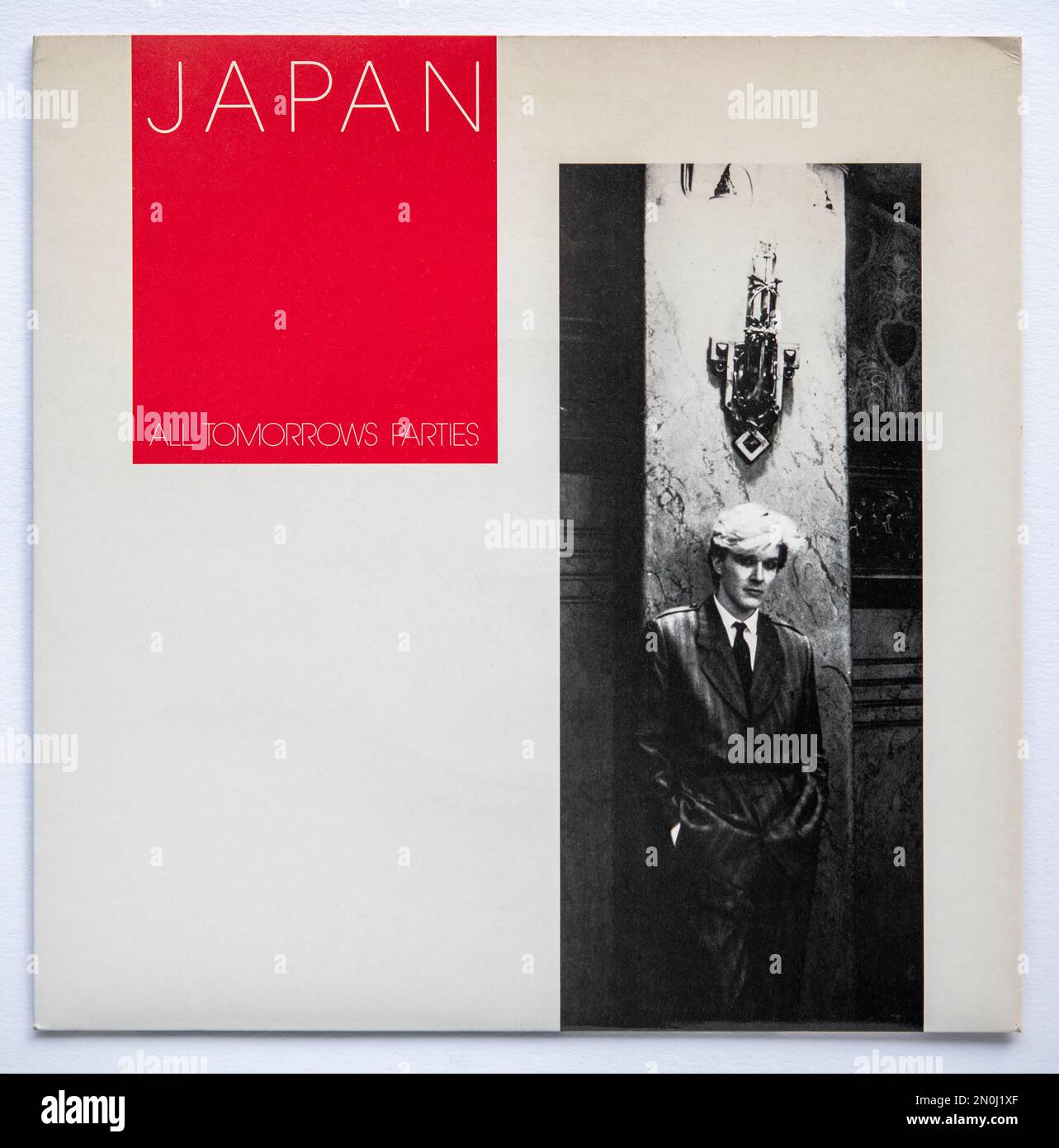 Bildcover der 1983 erschienenen 7-Zoll-Einzelversion von All Tomorrow's Partys by Japan Stockfoto