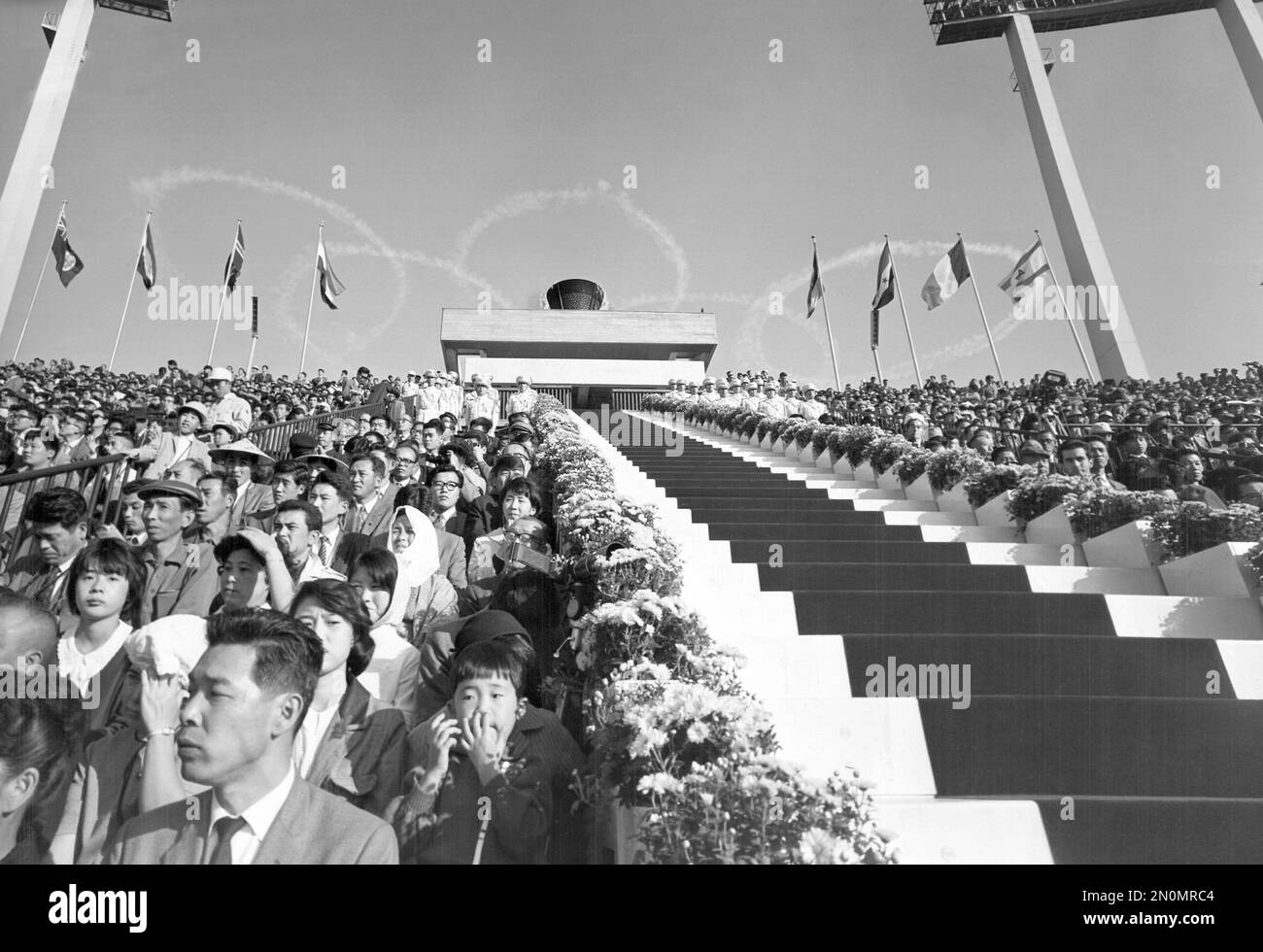 FILE In This Oct 10 1964 File Photo Five Interlocking Olympic file-in-this-oct-10-1964-file-photo-five-interlocking-olympic