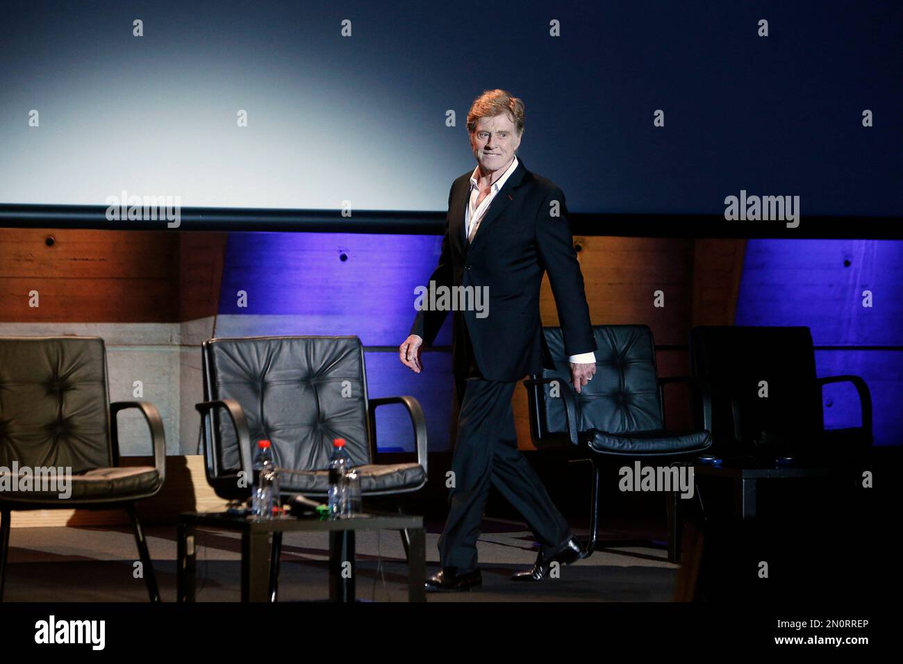 American actor and environmental activist Robert Redford arrives on