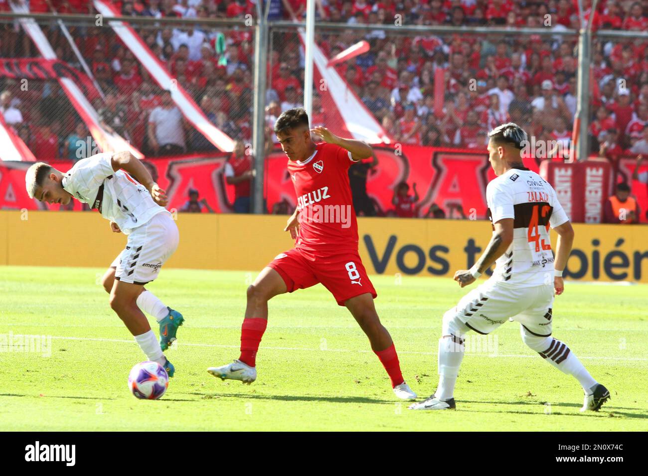 Buenos Aires, Argentinien, 5. Februar 2023, Kevin Lopez von Independiente während eines Spiels für die 2. Runde des argentinischen Liga Profesional de Fútbol Binance Cup im Libertadores-Stadion (Foto: Néstor J. Beremblum) Kredit: Néstor J. Beremblum/Alamy Live News Stockfoto