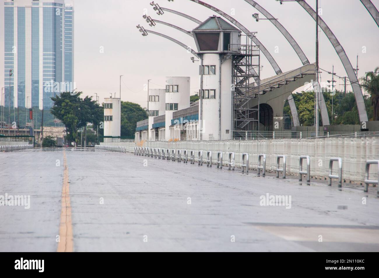 Anhembi Sambodromo in Sao Paulo. Stockfoto