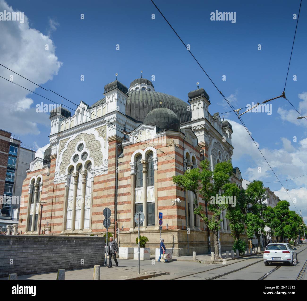 Hauptsynagoge, Sofia, Bulgarien, Europa Stockfoto