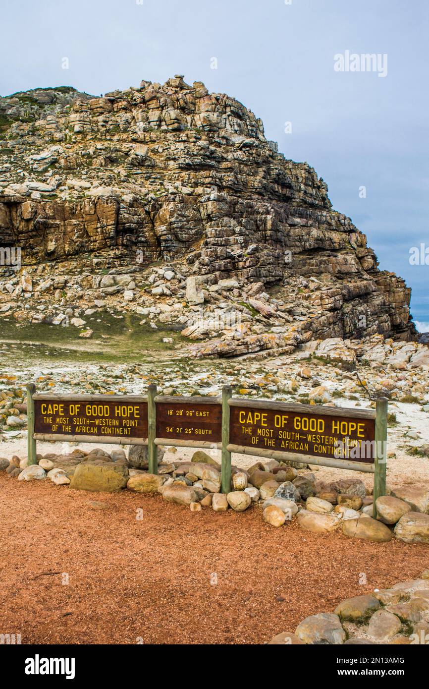 Kap der Guten Hoffnung, Kap-Halbinsel, Kapstadt, Westkap, Südafrika, Afrika Stockfoto