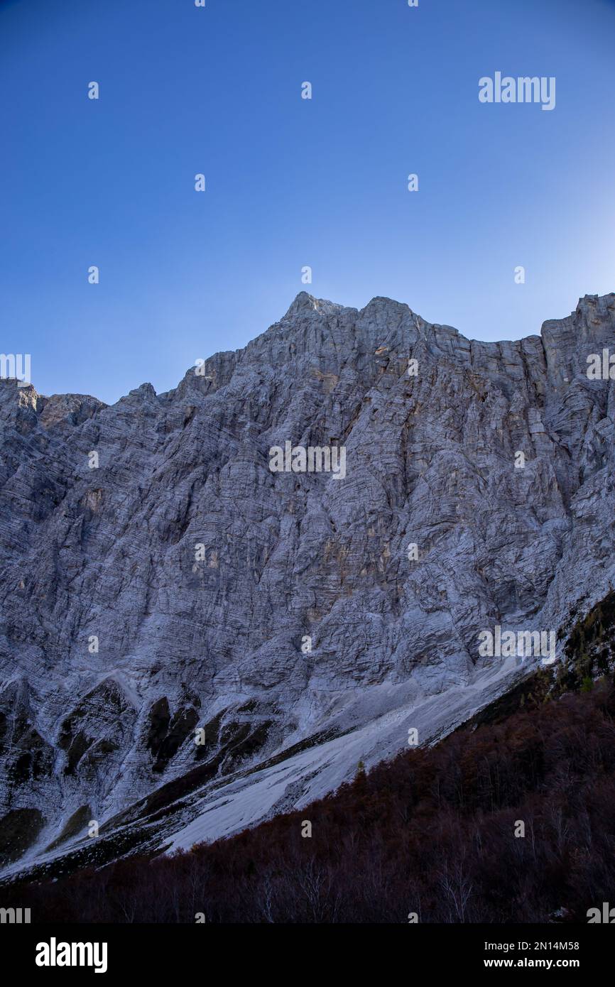 Triglav-Berg in den Julianischen alpen, Slowenien Stockfoto