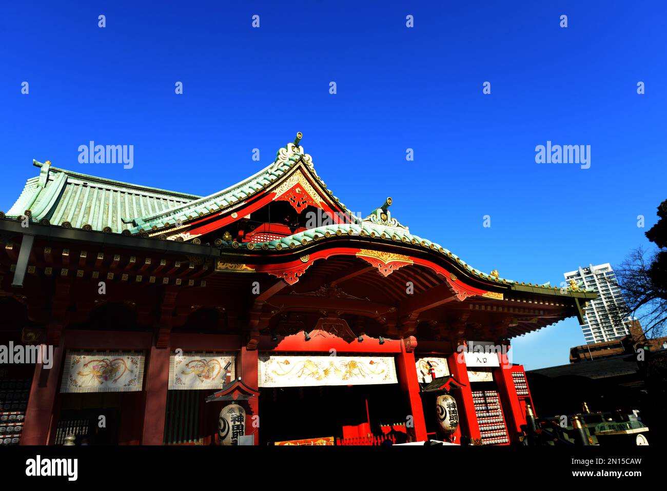 Kanda-Myoujin-Schrein in Akihabara, Tokio, Japan. Stockfoto