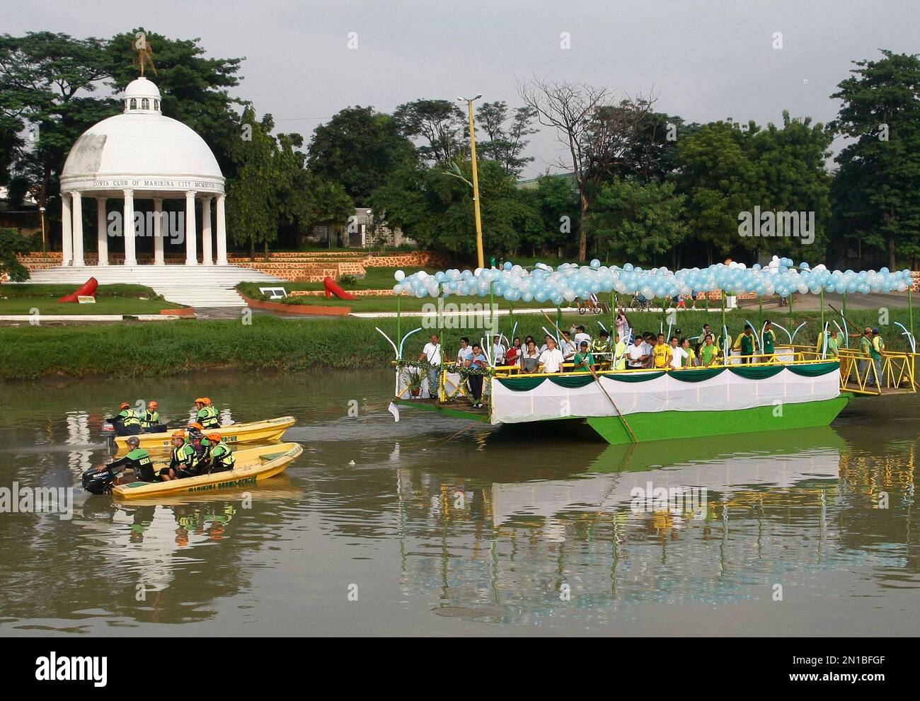 The religious image of Our Lady of the Abandoned, the patron saint of