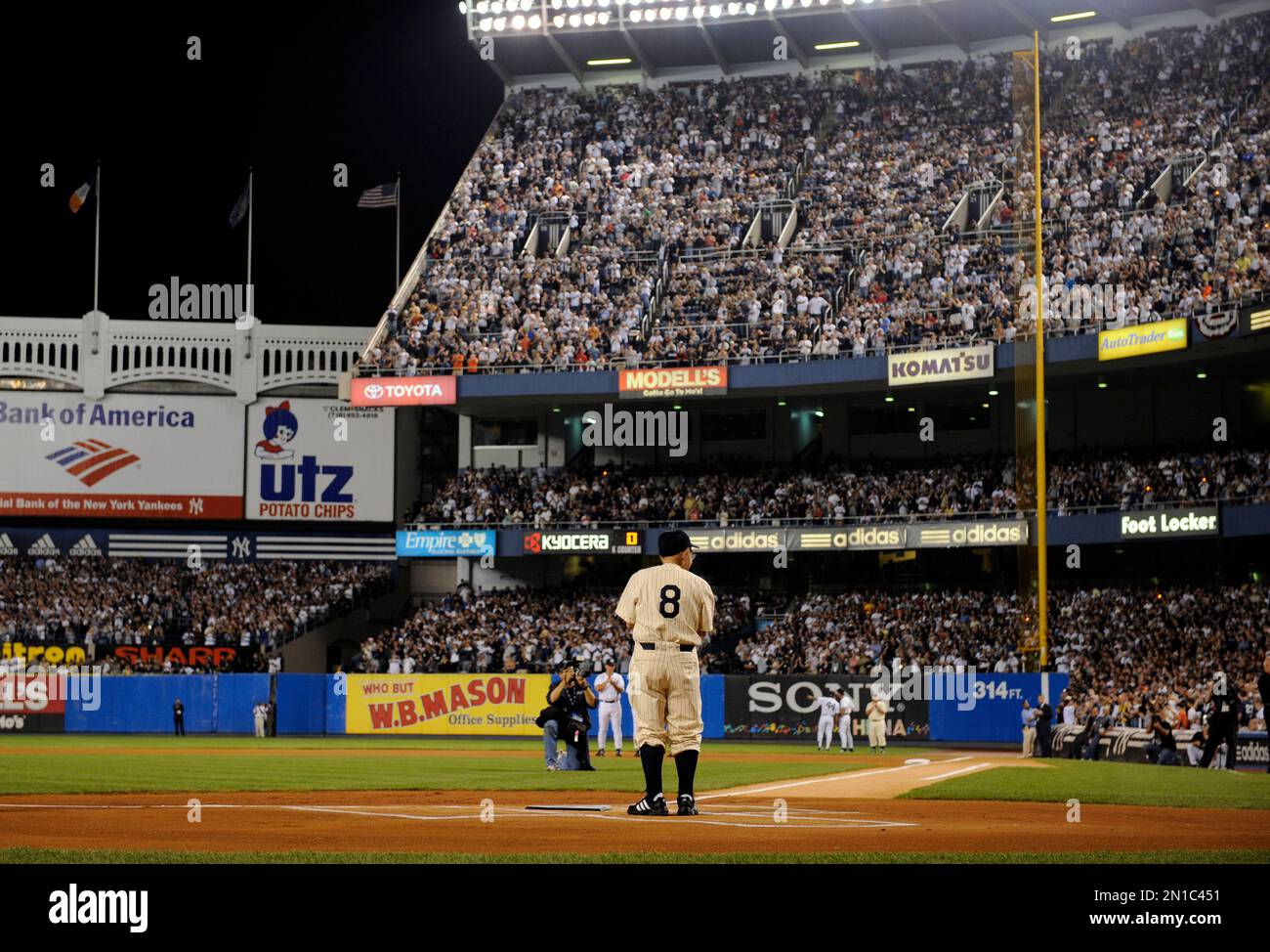 File This Sept. 21, 2008, file photo shows former New York Yankees