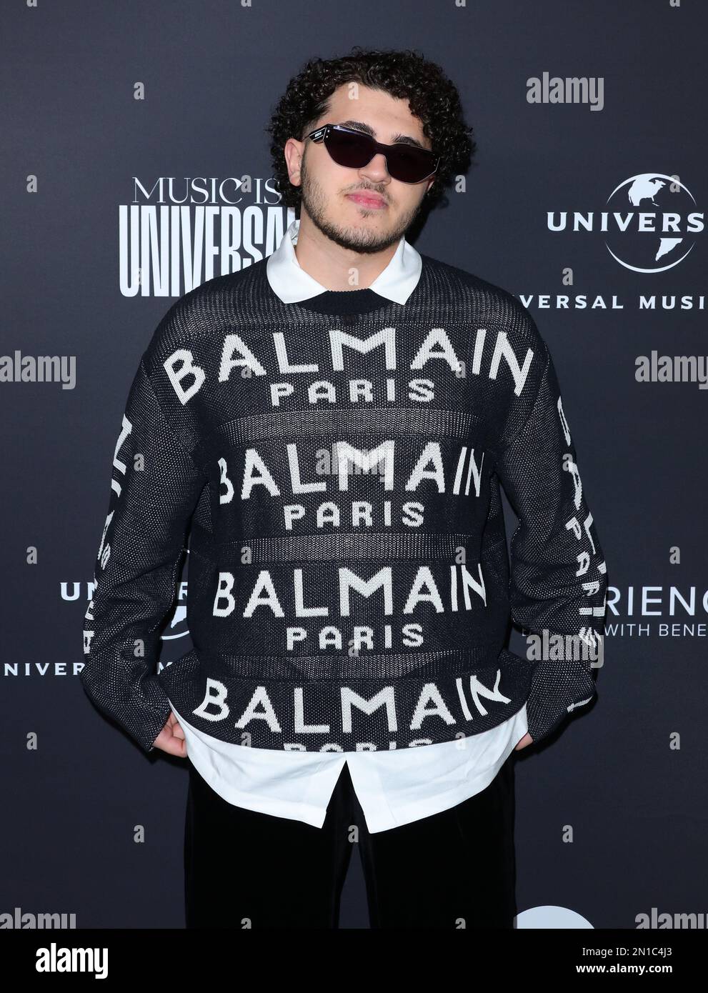 Los Angeles, USA. 06. Februar 2023. Issam Alnajjar kommt in der Universal Music Group 2023 an. After Party feiert die Grammys in den Milk Studios in Los Angeles, Kalifornien, am Sonntag, den 5. Februar 2023 . (Foto: Juan Pablo Rico/Sipa USA) Guthaben: SIPA USA/Alamy Live News Stockfoto