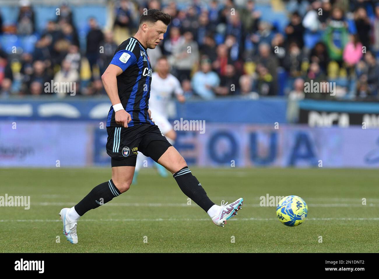 Adrian Rus (Pisa) beim AC Pisa gegen FC Sudtirol, italienisches Fußballspiel der Serie B in Pisa, Italien, Februar 04 2023 Stockfoto