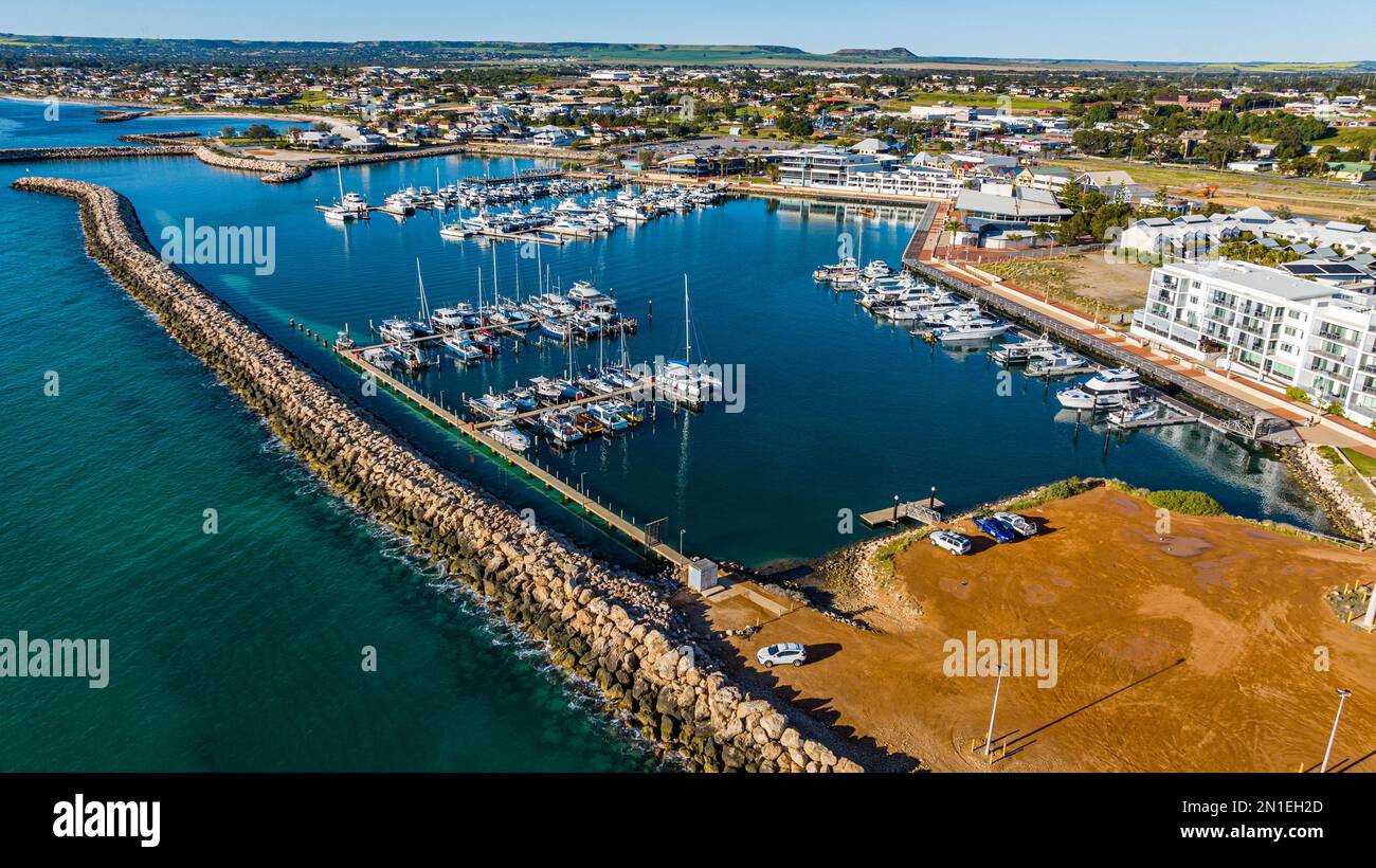 Antenne von Geraldton, Westaustralien, Australien, Pazifik Stockfoto