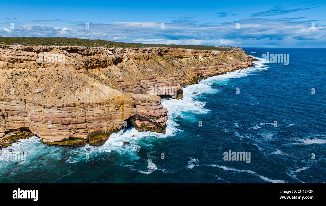 Antenne des Kalsä Nationalparks, Westaustralien, Australien, Pazifik Stockfoto