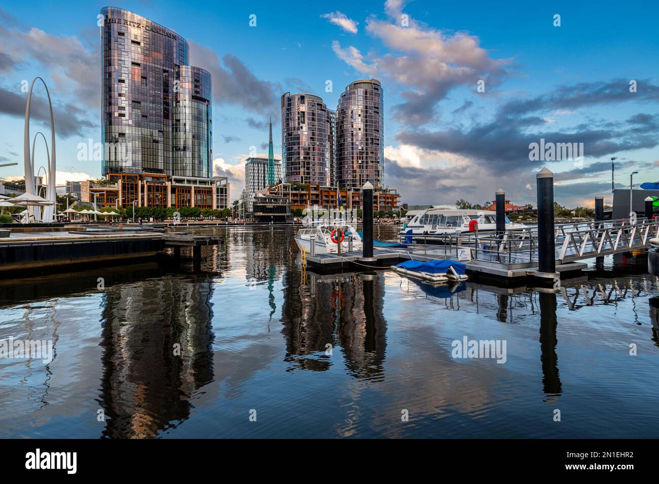 Business Towers, Elizabeth Quay, Perth, Westaustralien, Australien, Pazifik Stockfoto