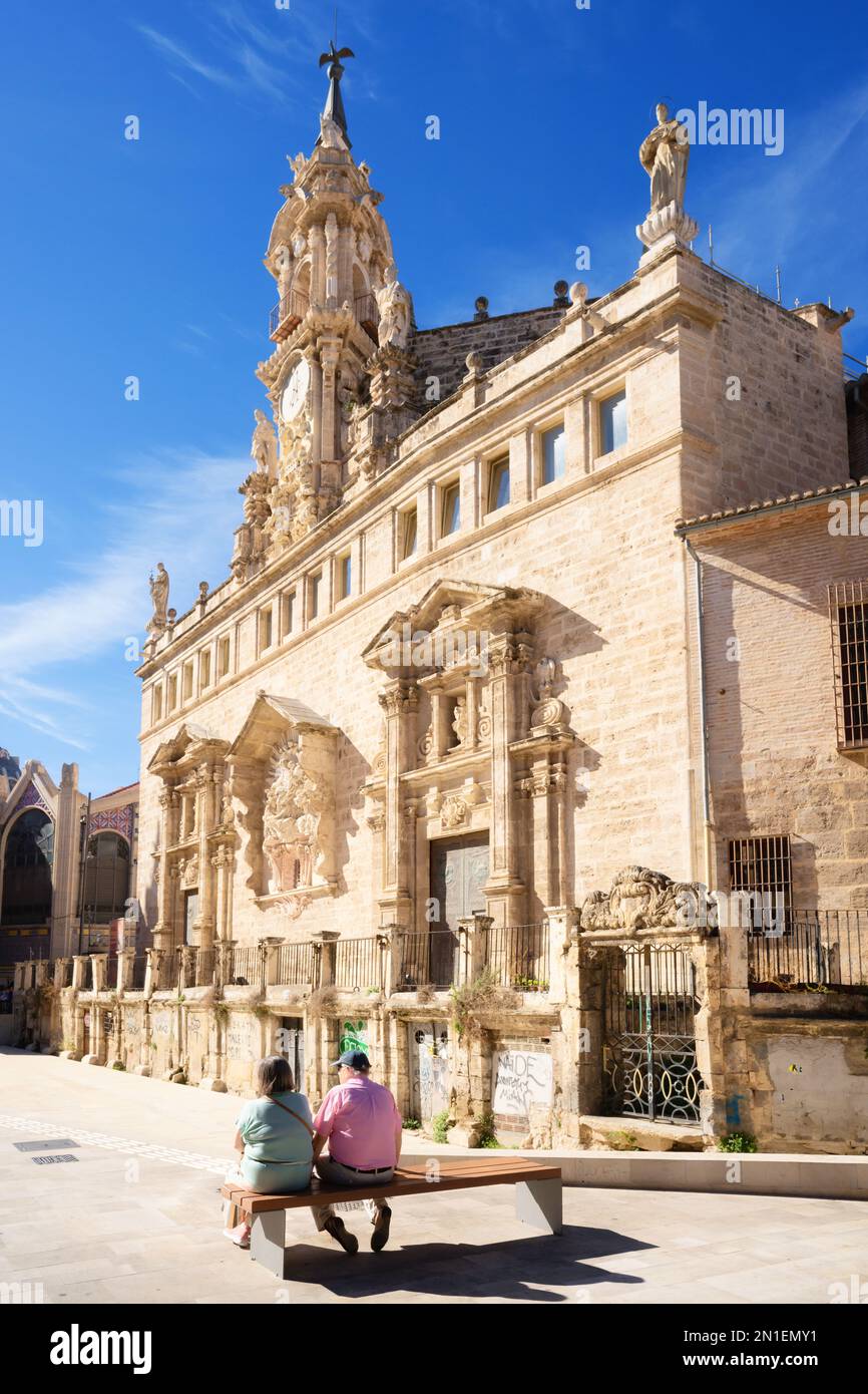 Kirche Santos Juanes, Valencia, Spanien, Europa Stockfoto