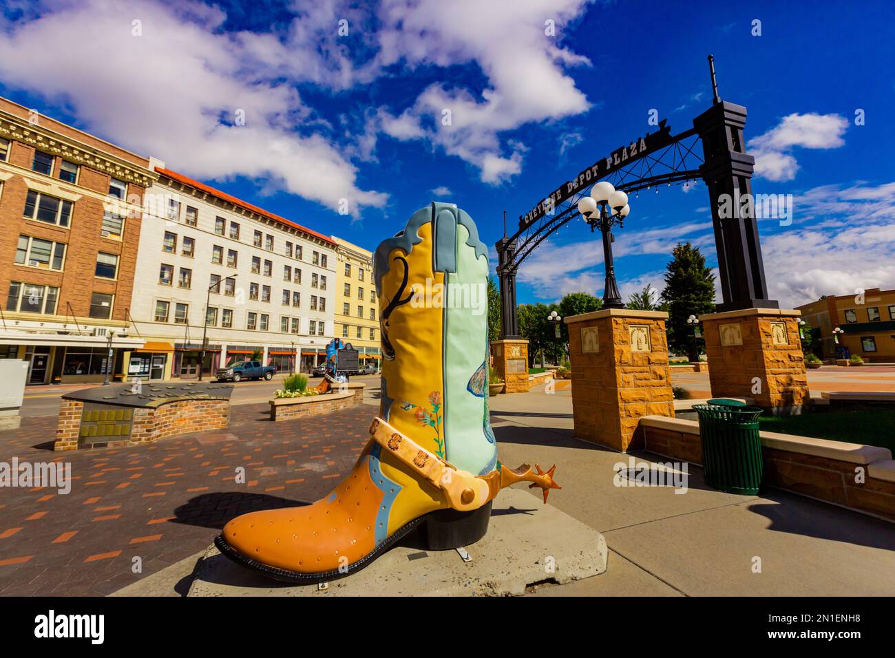 Cheyenne Big Boot, Cheyenne, Wyoming, Vereinigte Staaten von Amerika, Nordamerika Stockfoto