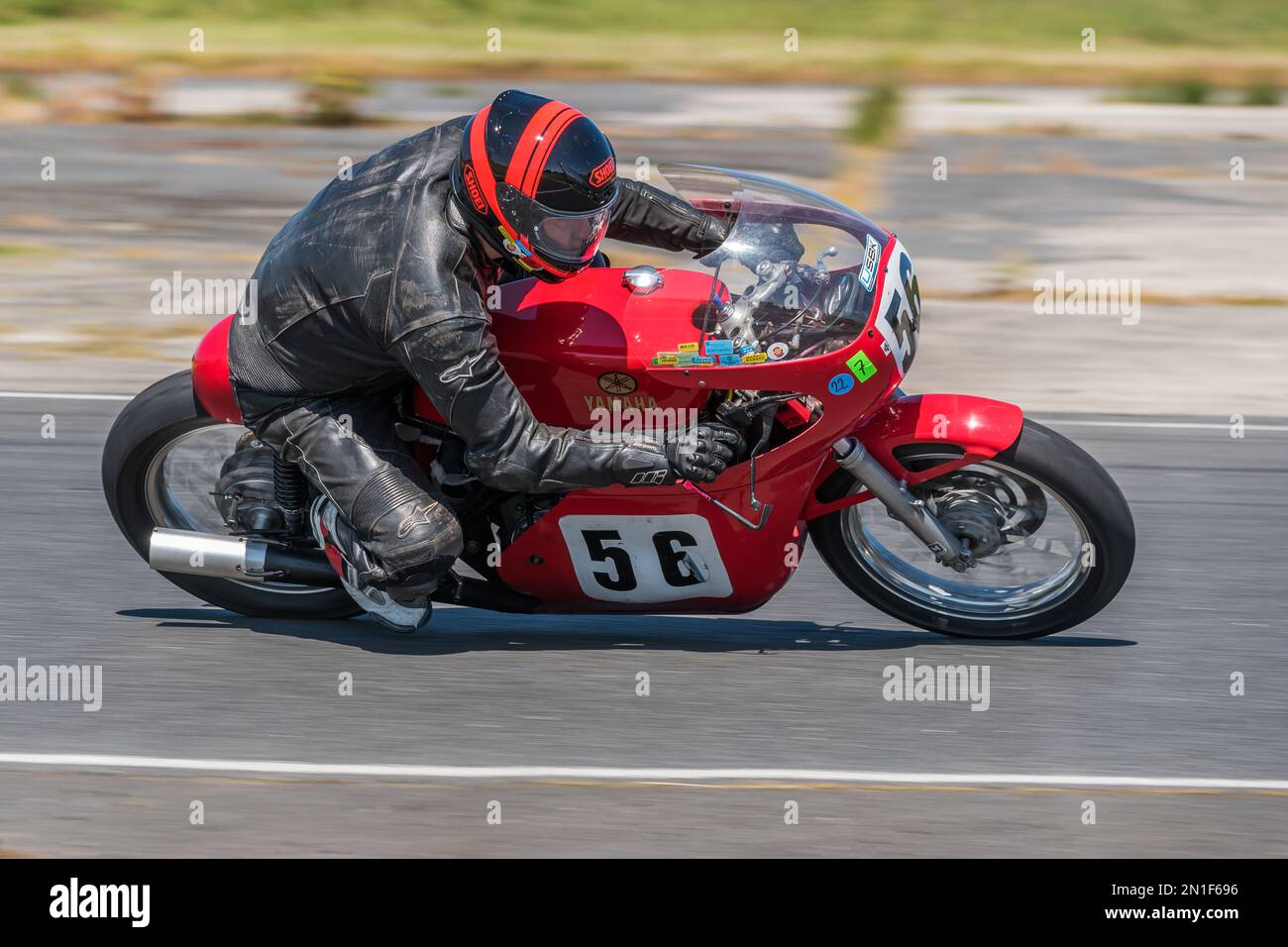 Klassische Motorrad-Rennsport Stockfoto