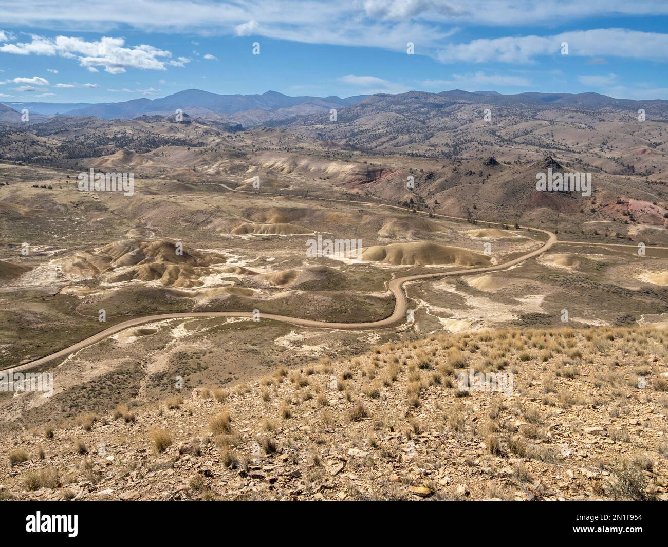 Das John Day Fossil Beds National Monument, Oregon, USA, zählt zu den sieben Weltwundern von Oregon Stockfoto