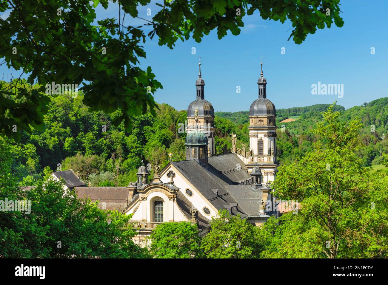 Zisterzienserkloster Schöntal, Jagsttal, Hohenlohe, Baden-Württemberg, Deutschland, Europa Stockfoto