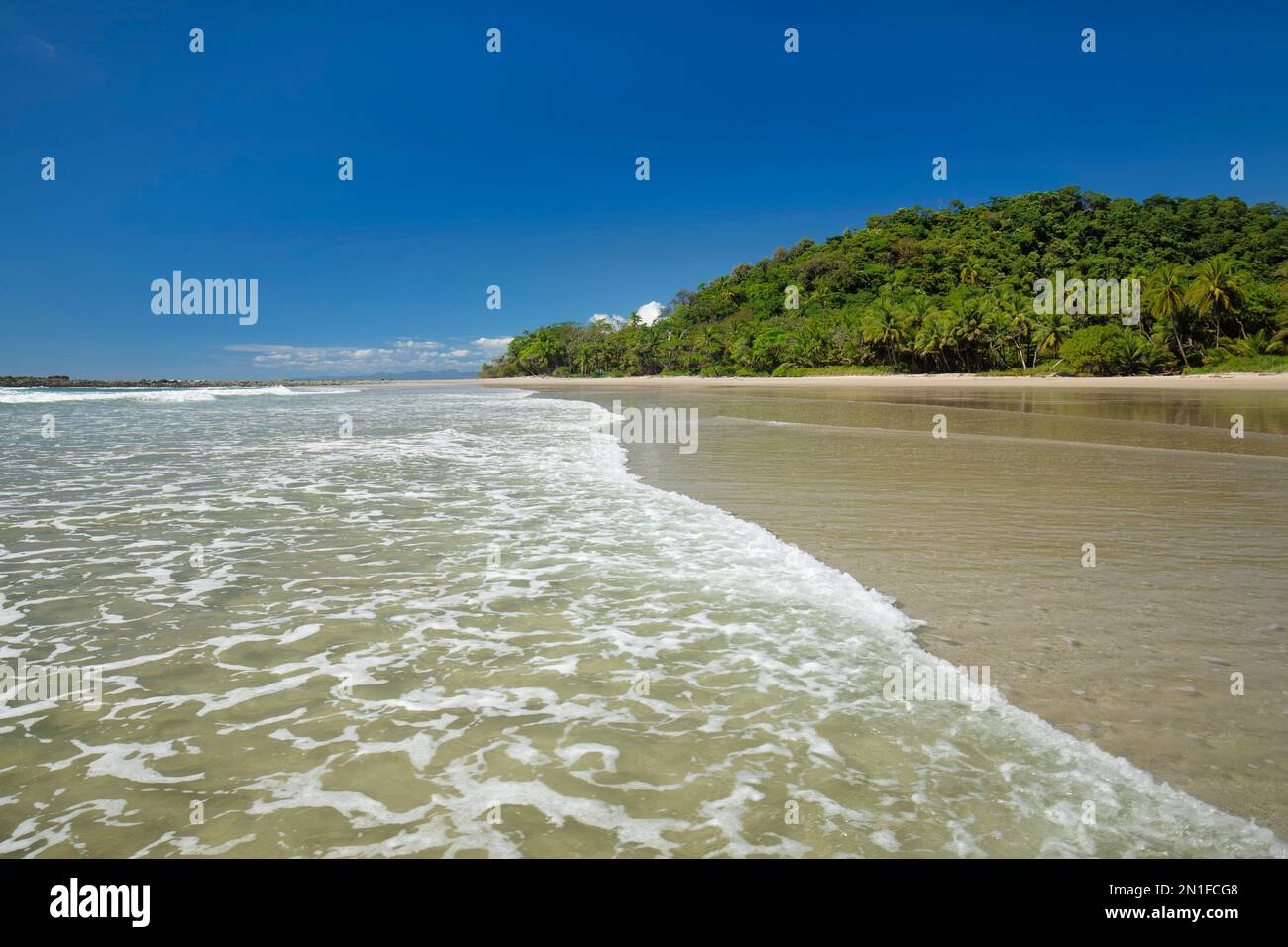 Playa Santa Teresa, Halbinsel Nicoya, Guanacaste, Costa Rica, Mittelamerika Stockfoto