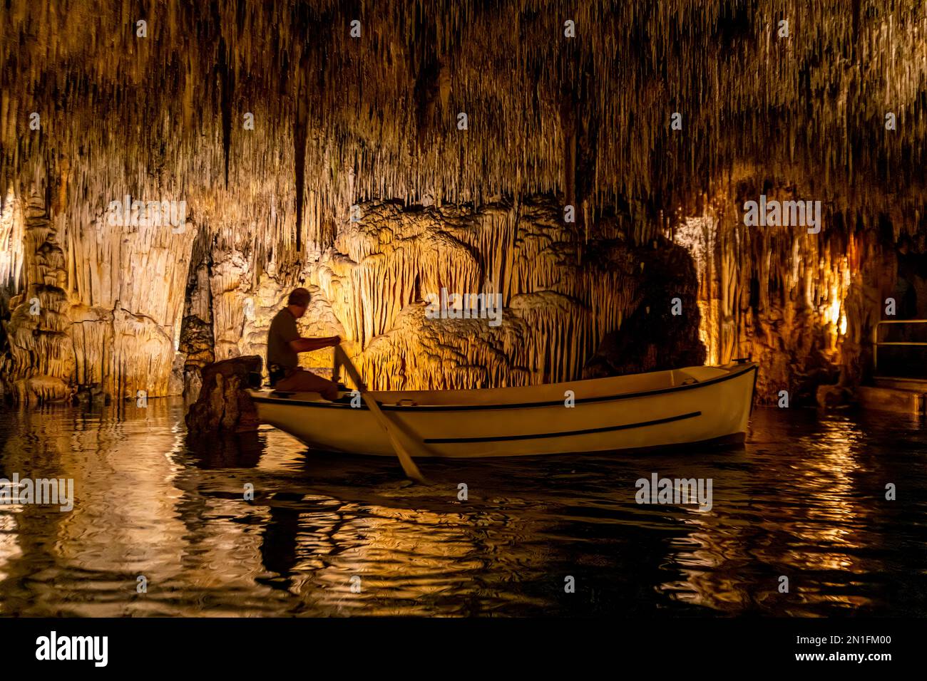 Drach-Höhlen, Porto Christo, Mallorca, Balearen, Spanien, Mittelmeerraum, Europa Stockfoto